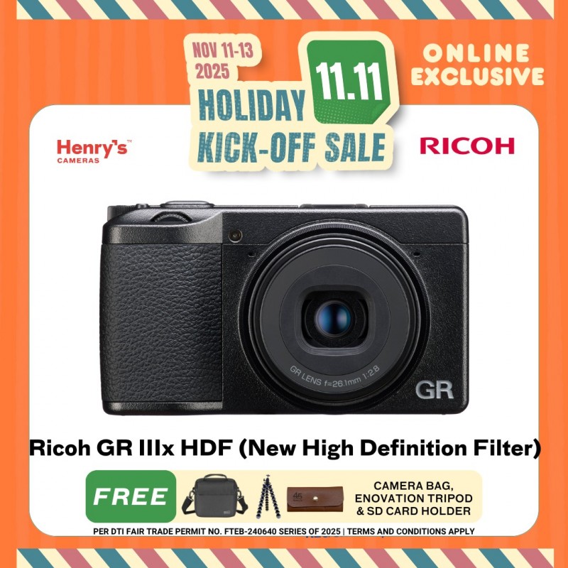 Ricoh GR IIIx HDF (New High Definition Filter) Digital Camera